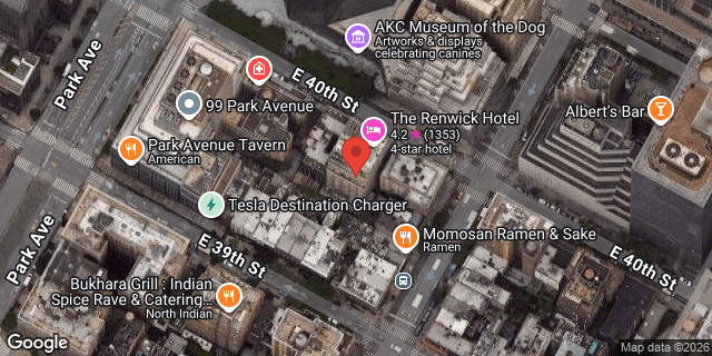 Aerial map of 118 EAST 40 STREET, Manhattan