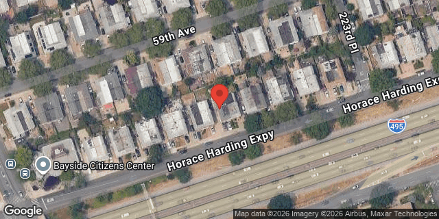 Aerial map of 221-51 HORACE HARDING EXPWY, Queens