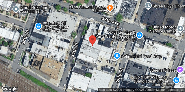 Aerial map of 37-11 55 STREET, Queens