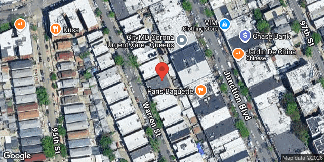 Aerial map of 37-31 WARREN STREET, Queens