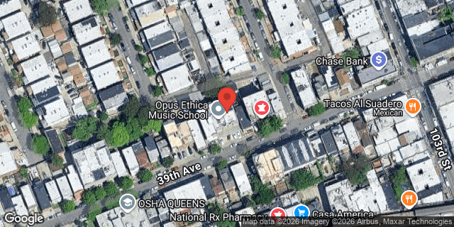 Aerial map of 101-09 39 AVENUE, Queens