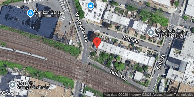 Aerial map of 53-10 37 ROAD, Queens