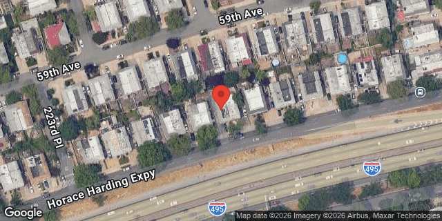 Aerial map of 224-21 HORACE HARDING EXPWY, Queens