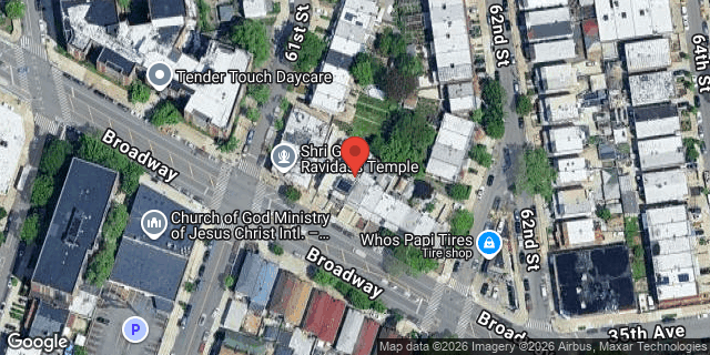 Aerial map of 61-09 BROADWAY, Queens