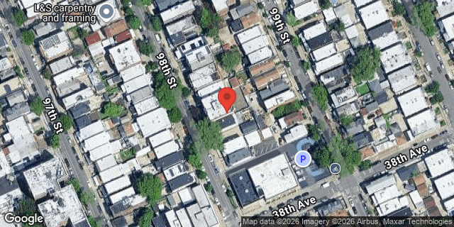 Aerial map of 37-47 98 STREET, Queens