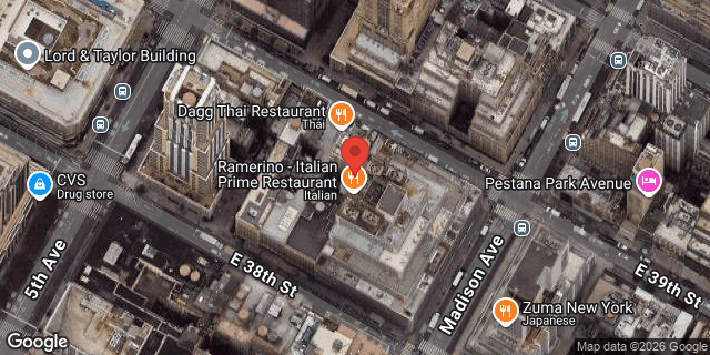 Aerial map of 16 EAST 39 STREET, Manhattan