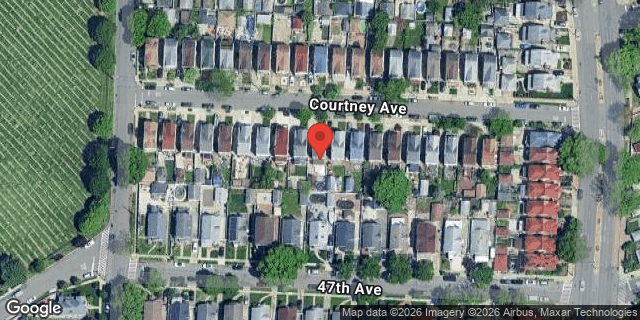 Aerial map of 171-28 COURTNEY AVENUE, Queens