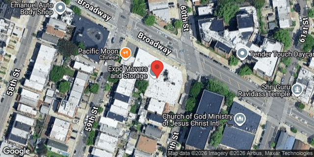 Aerial map of 59-16 BROADWAY, Queens