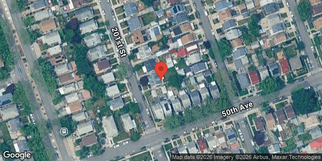 Aerial map of 48-43 201 STREET, Queens