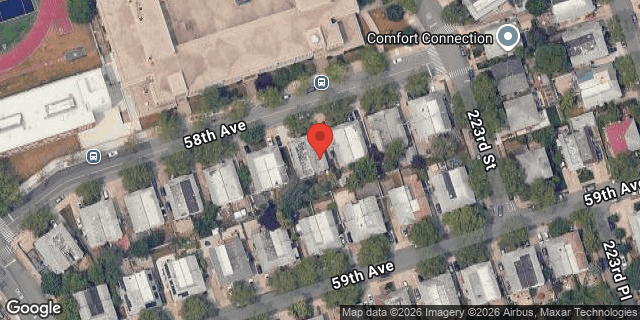 Aerial map of 221-42 58 AVENUE, Queens