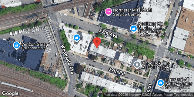 Aerial map of 53-11 37 ROAD, Queens