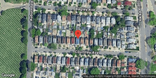 Aerial map of 171-27 COURTNEY AVENUE, Queens