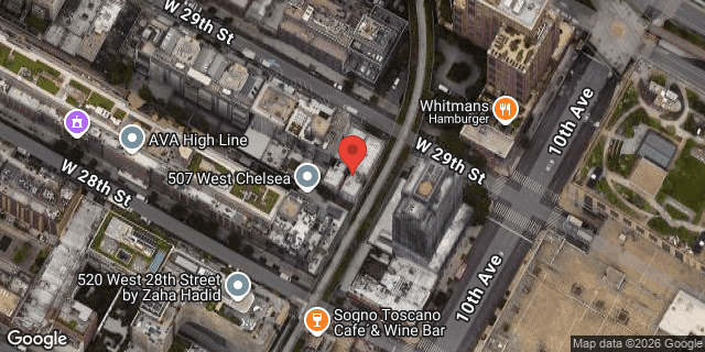 Aerial map of 508 WEST 29 STREET, Manhattan