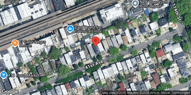 Aerial map of 111-49 41 AVENUE, Queens