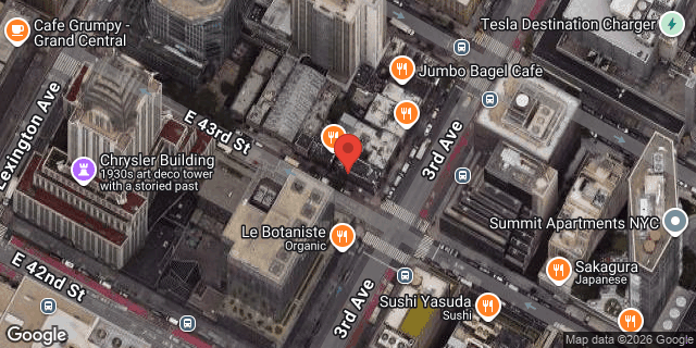 Aerial map of 684 3 AVENUE, Manhattan