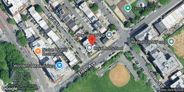 Aerial map of 43-49 BYRD STREET, Queens