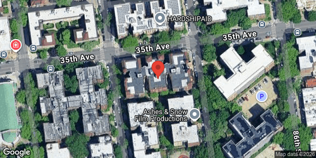 Aerial map of 84-02 35 AVENUE, Queens