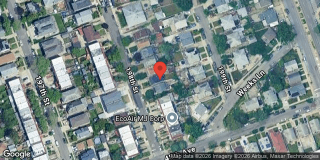 Aerial map of 47-35 198 STREET, Queens