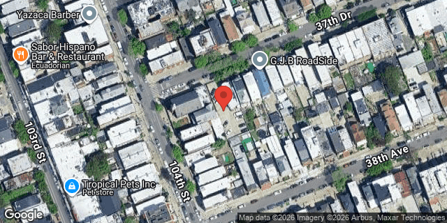 Aerial map of 104-10 37 DRIVE, Queens