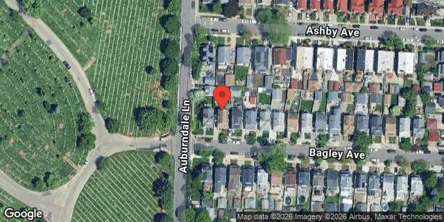 Aerial map of 171-05 BAGLEY AVENUE, Queens
