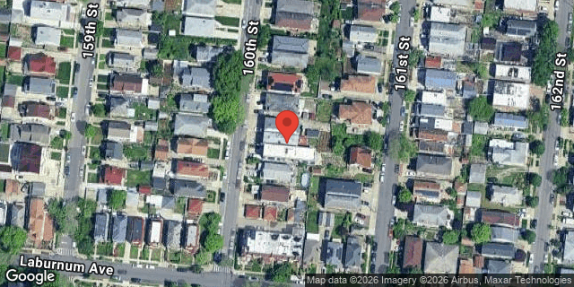 Aerial map of 46-51 160 STREET, Queens