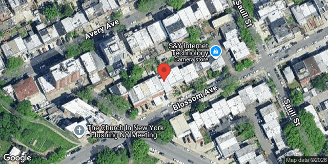 Aerial map of 133-11 BLOSSOM AVENUE, Queens