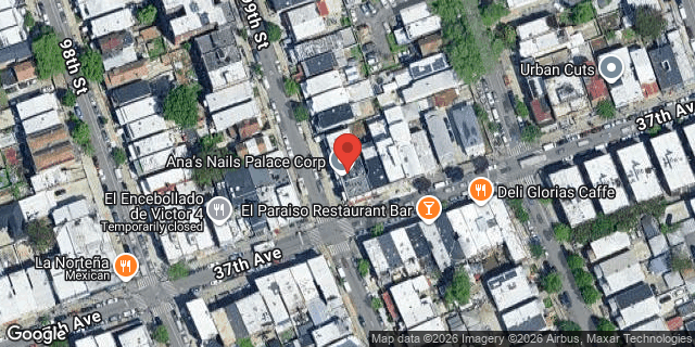 Aerial map of 35-57 99 STREET, Queens