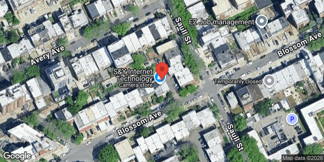 Aerial map of 133-27 BLOSSOM AVENUE, Queens