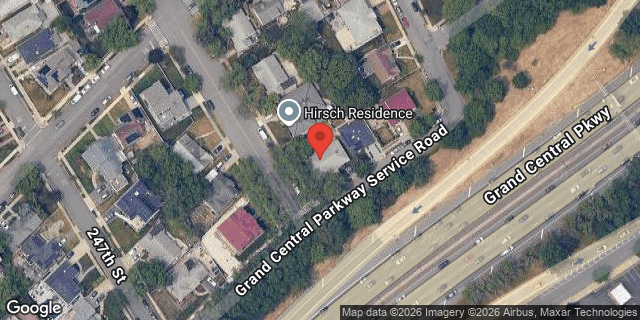 Aerial map of 249-05 GRAND CENTRAL PKWY, Queens