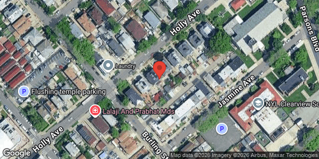 Aerial map of 146-12 HOLLY AVENUE, Queens