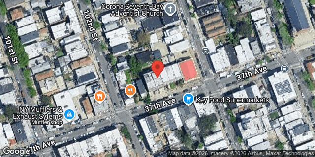 Aerial map of 102-11 37 AVENUE, Queens