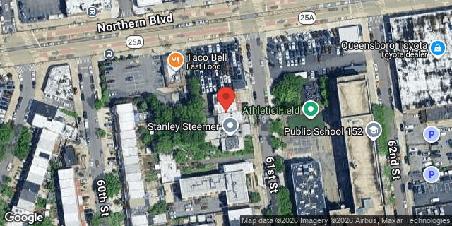 Aerial map of 33-14 61 STREET, Queens