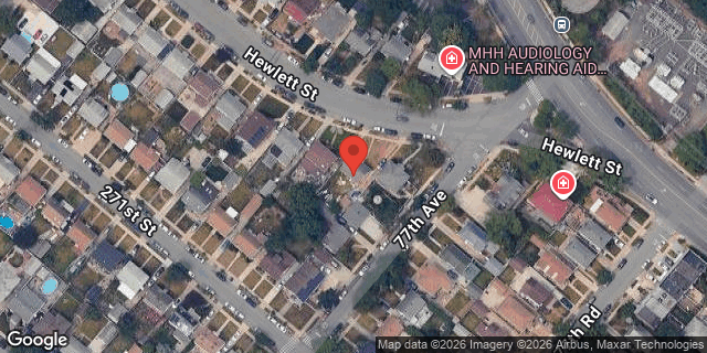 Aerial map of 76-50 HEWLETT STREET, Queens