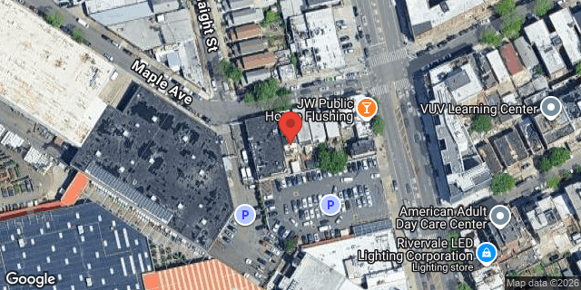 Aerial map of 131-62 MAPLE AVENUE, Queens