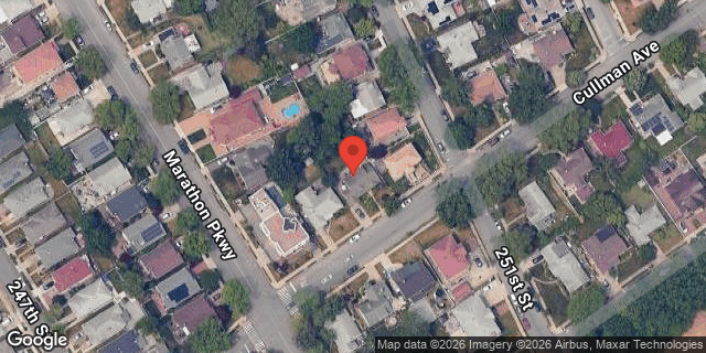 Aerial map of 249-15 CULLMAN AVENUE, Queens