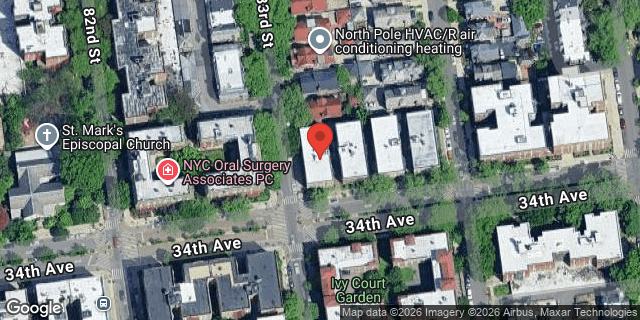 Aerial map of 83-03 34 AVENUE, Queens