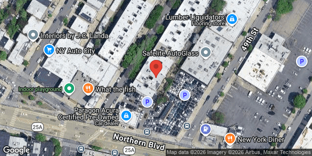 Aerial map of 32-71 48 STREET, Queens