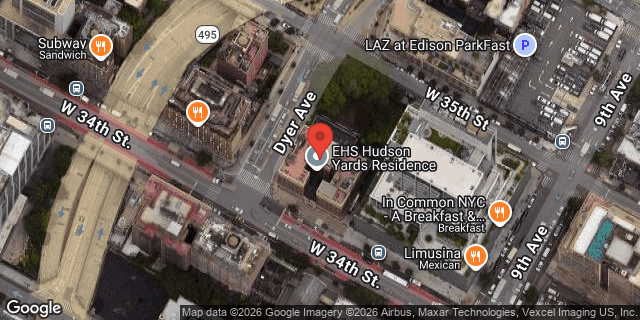 Aerial map of 419 WEST 34 STREET, Manhattan