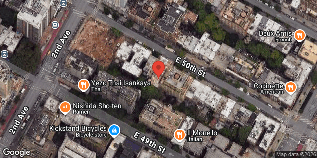 Aerial map of 324 EAST 50 STREET, Manhattan