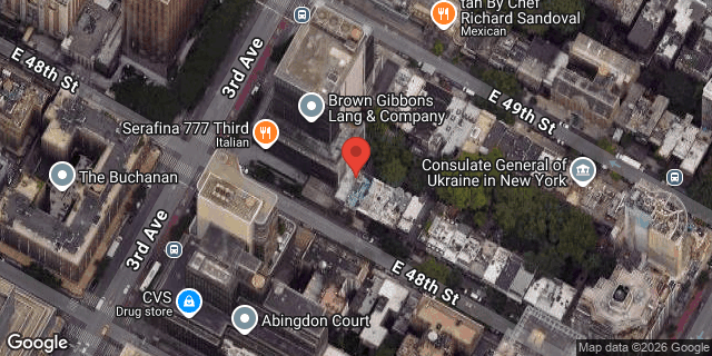 Aerial map of 209 EAST 48 STREET, Manhattan