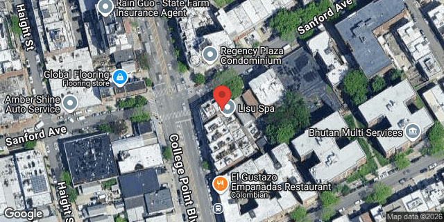 Aerial map of 132-08 SANFORD AVENUE, Queens