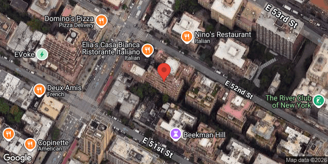 Aerial map of 410 EAST 52 STREET, Manhattan