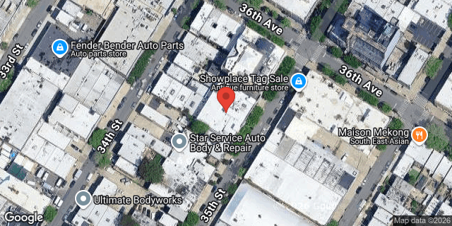 Aerial map of 36-14 35 STREET, Queens