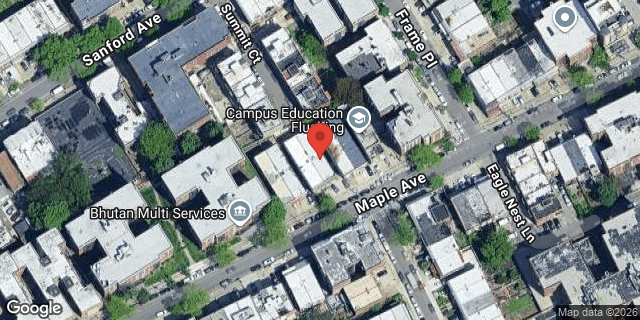 Aerial map of 132-63 MAPLE AVENUE, Queens