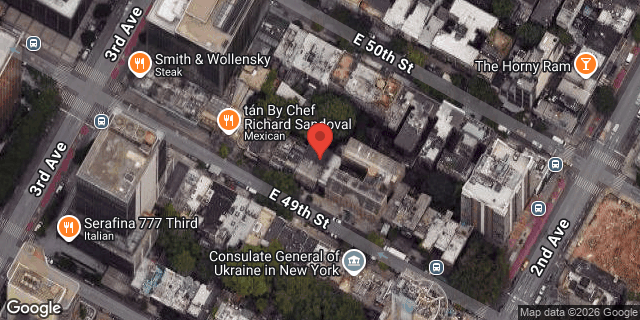 Aerial map of 225 EAST 49 STREET, Manhattan