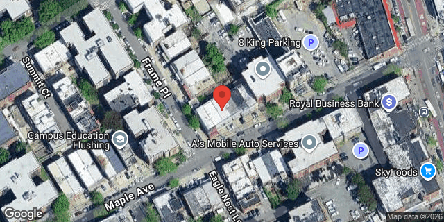 Aerial map of 134-25 SANFORD AVENUE, Queens