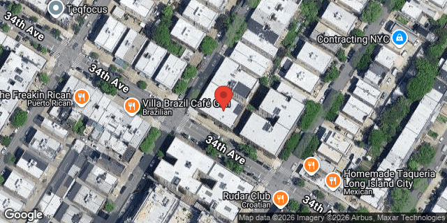 Aerial map of 44-01 34 AVENUE, Queens