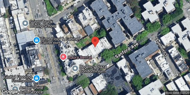 Aerial map of 132-23 SANFORD AVENUE, Queens