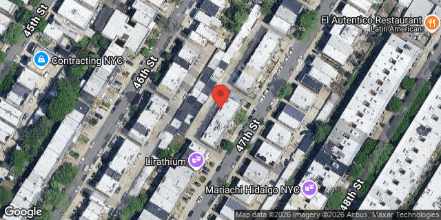 Aerial map of 32-44 47 STREET, Queens