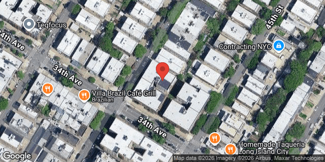Aerial map of 32-79 44 STREET, Queens